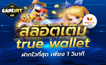 สล็อตเติม true wallet ฝากไวที่สุด เพียง 1 วินาที