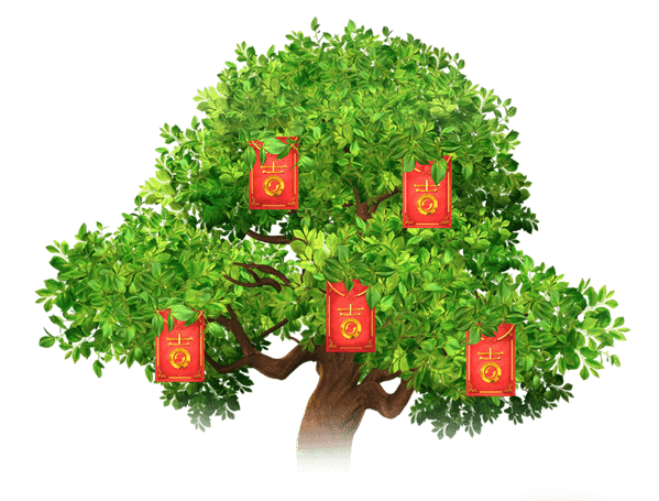 ฟีเจอร์ซองแดง - Tree Of Fortune
