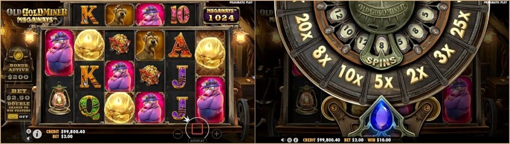 ฟีเจอร์ FREE SPINS - เกมสล็อตทำเงินแตกง่าย Old Gold Miner Megaways