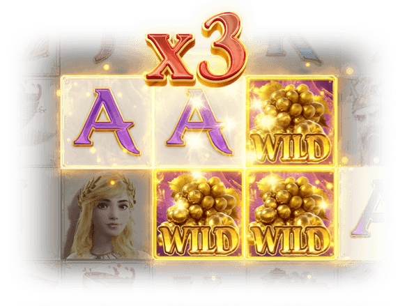 ตัวคูณ Wild - Midas Fortune